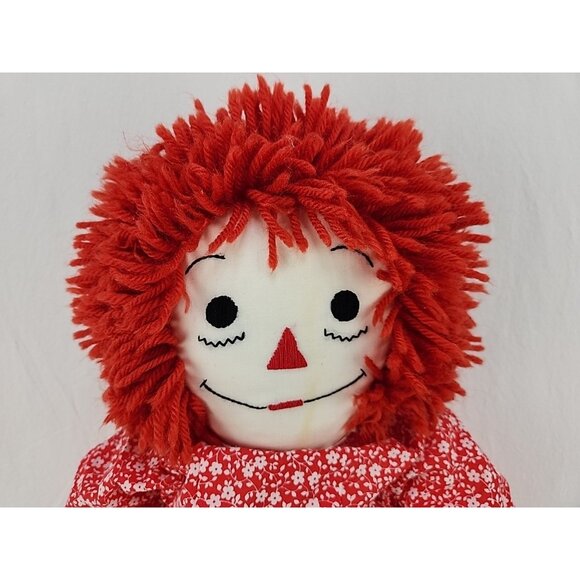 Vintage 1970s Homemade Raggedy Ann Doll 25 Inches - Picture 2 of 7